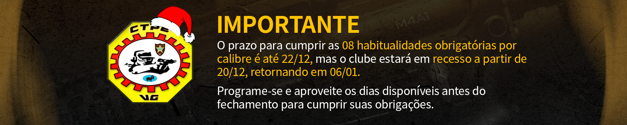 aviso de recesso